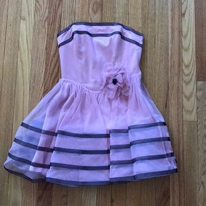 Betsey Johnson dress pink and black
